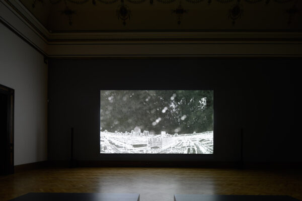 Shifted Realities, Installation View, Leslie Thornton, Ground (2020). © Galerie Rudolfinum, photo: Ondřej Polák