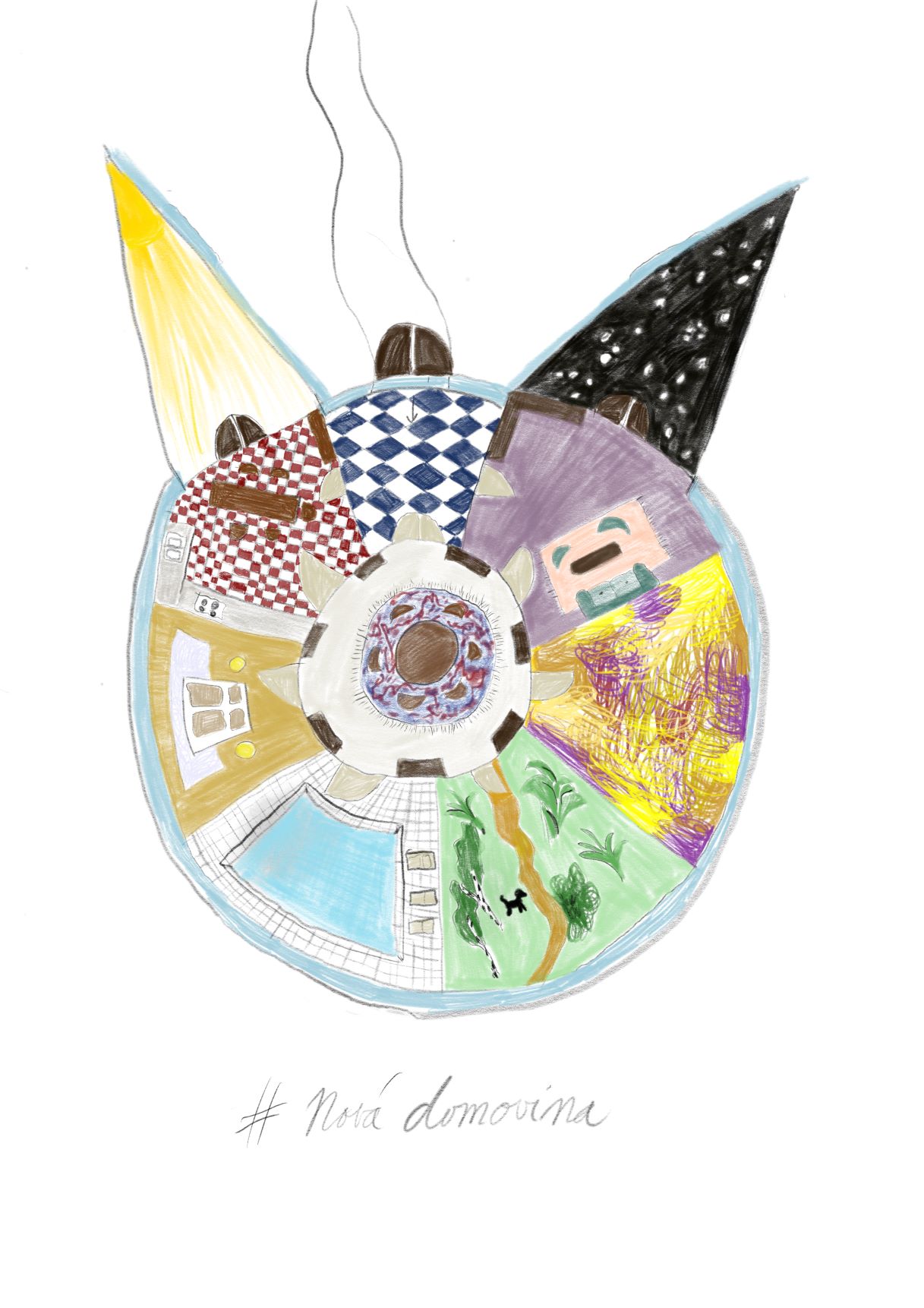 Ateliérovka č. 15 Nová domovina ilustrace