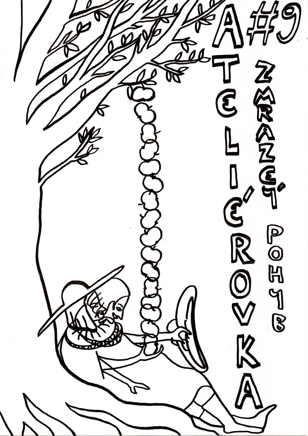 Ateliérovka č. 9 Zmrazený pohyb ilustrace